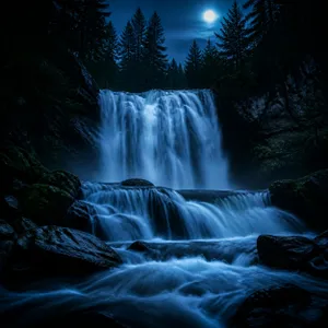 💧 CASCADA potente y AGUA VIVA continua en el BOSQUE — 2 H de corriente envolvente para dormir profundamente