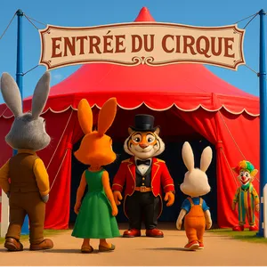 Petit Lapin va au cirque