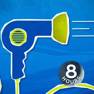 Ruido blanco de secador de pelo | Calma a tu bebé con sonidos para dormir (8 horas)