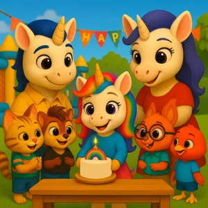 Petite Licorne fête son anniversaire