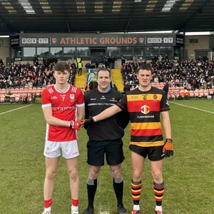 Inside the MacRory Cup final. Pure joy. Ben O'Connor refreshing the post-match interview with Cork