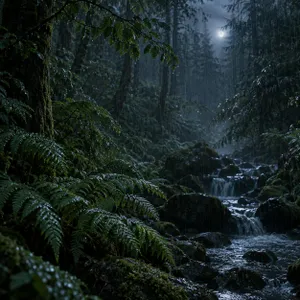 🌧️ LLUVIA LIGERA, ESCORRENTÍA SUAVE y VELO ESTABLE — 2 H de noche tranquila para dormir