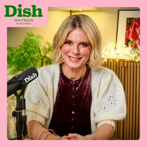 Emilia Fox, a butternut and toasted pumpkin seed risotto, and a vodka martini