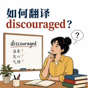 384 如何翻译「discouraged」？