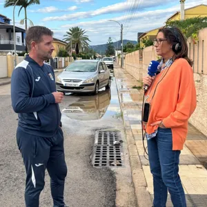 Jorge Olcina, meteorólogo: "Tras la dana Adam, viene la tranquilidad atmosférica. Es tal la cantidad de agua que ha caído que permanecerá unos días en campos de cultivo y nucleos urbanos"