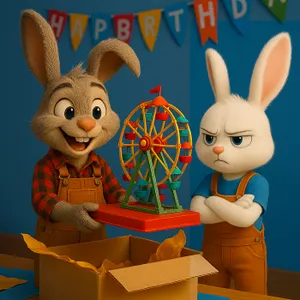 Petit Lapin est jaloux