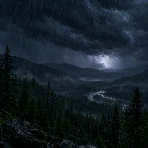 ⛈️ TORMENTA FUERTE, LLUVIA DENSA y TRUENOS PROFUNDOS — 2 H de temporal nocturno para dormir a salvo