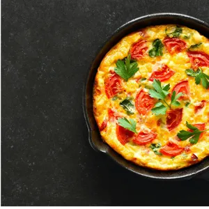 On the menu today frittatas!