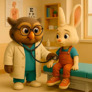 Petit Lapin chez le docteur