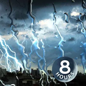 Sonido de tormenta relajante con truenos y relámpagos (8 horas)