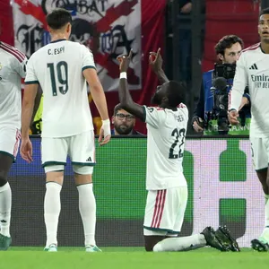 Gol de Rüdiger (Roma, 3 - Real Madrid, 4)