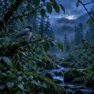 😴🐦 PÁJAROS tras la LLUVIA y BOSQUE HÚMEDO — 2 H de naturaleza viva para dormir en paz
