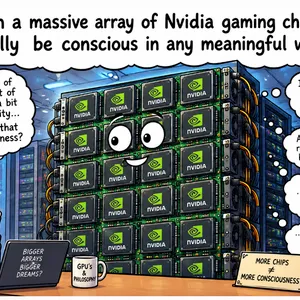 Can an array of Nvidia chips really be conscious? And kill us all?