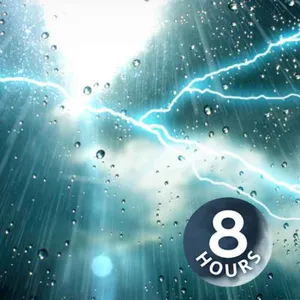 Ruido blanco de sonidos de lluvia y truenos para dormir | Concilia el sueño y duerme con sonidos de la naturaleza (8 horas)