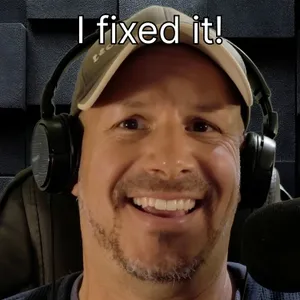 This podcast is now fixed. Kinda…