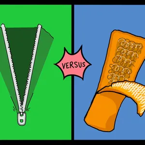 Zippers vs Velcro