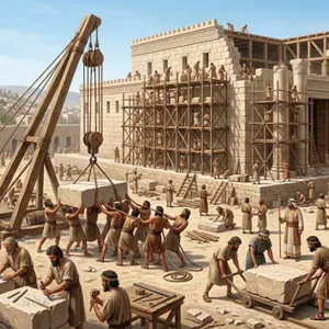 316. 1 Rois 5 – Les ouvriers du Temple de Jérusalem