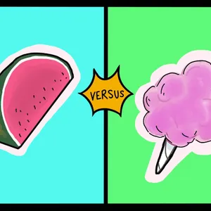 Watermelon vs Cotton Candy