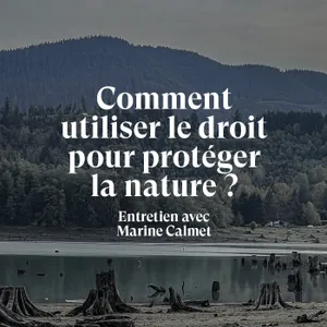 Comment utiliser le droit pour protéger la nature ? - Entretien avec Marine Calmet, juriste en droit de l'environnement