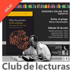 DEBATE ONLINE: Zorba el griego · Nikos Kazantzakis | Club de Lecturas