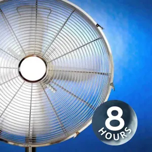 Ventilador giratorio | Ruido blanco relajante para dormir (8 horas)