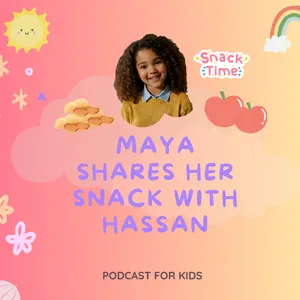 Being Kind 🥜 Maya Shares Her Snack with Hassan (English Story for Kids)