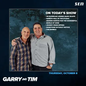 Garry & Tim - Full Show - Thursday, October 8 (08.10.26)