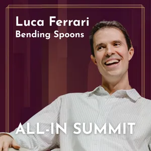 Luca Ferrari, Bending Spoons CEO: The $40K Origin Story, Buying Product-Market Fit & Why Private Equity Can't Compete