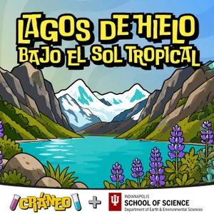 Lagos de hielo bajo el sol tropical