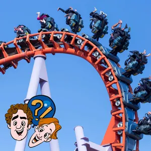 Kann man sich im Achterbahn-Looping selbst auf den Kopf spucken?