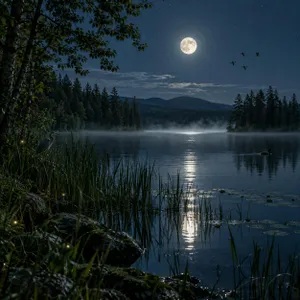 🦗 ORILLA DE LAGO, INSECTOS FINOS y NATURALEZA SERENA — 2 H de ambiente nocturno para un sueño tranquilo