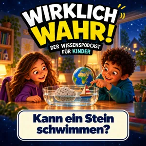 Wow! Kann ein Stein schwimmen?