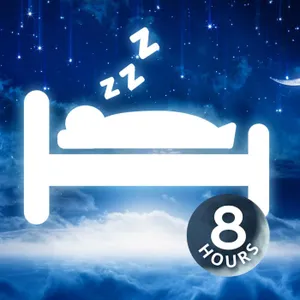 Ruido blanco profundo con pulsos binaurales para dormir | Sonidos de ondas delta para dormir (8 horas)