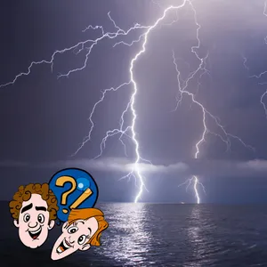 Wenn im Meer ein Blitz einschlägt, warum sterben dann nicht alle Lebewesen im Wasser?
