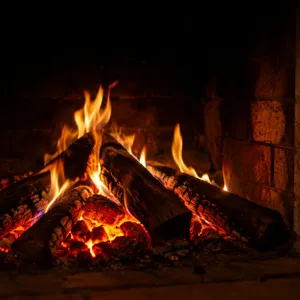🔥 FUEGO GRAVE, BRASAS ESTABLES y CREPITACIONES SUAVES — 2 H de chimenea cálida para dormir