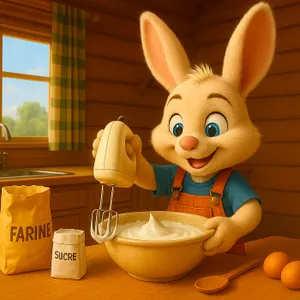 Petit Lapin et le gâteau d'anniversaire de Maman !