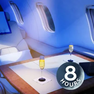 Ruido blanco de jet privado | Duerme o estudia con el sonido de una cabina de avión | Ruido de avión (8 horas)