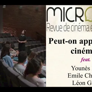 Peut-on apprendre le cinéma ?