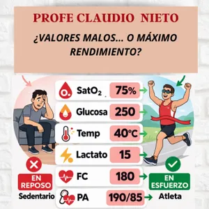 281. ¿Valores malos… o máximo rendimiento? El CONTEXTO lo cambia TODO (Saturación, glucosa, lactato, FC…)