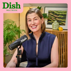 Rosamund Pike is treated to roast trout with brown butter and asparagus