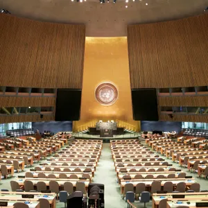 What has happened at the UN General Assembly?