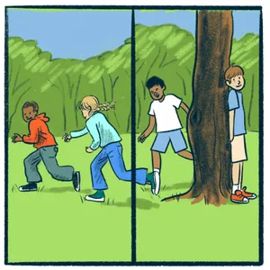 Tag vs. Hide and Seek: an exhilarating debate