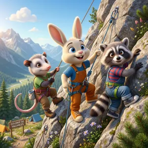 Petit Lapin part en colonie de vacances