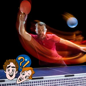 Kann der schnellste Mensch der Welt gegen sich selbst Tischtennis spielen?