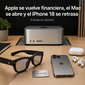 Apple se vuelve financiera, el Mac se abre y el iPhone 18 se retrasa