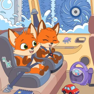 The Car Wash Adventure - La aventura del autolavado (Bilingual Kids Stories – English & Spanish)