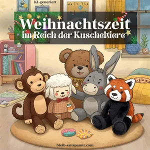 Beste Gute Nacht Geschichte zum Anhören - Weihnachtszeit im Reich der Kuscheltiere - Traumreise für Kinder