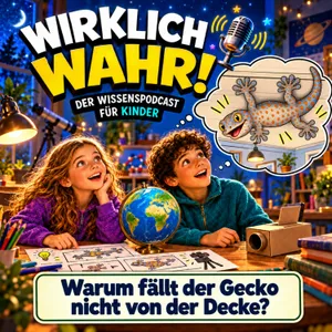 Frag nach! Warum fällt der Gecko nicht von der Decke?