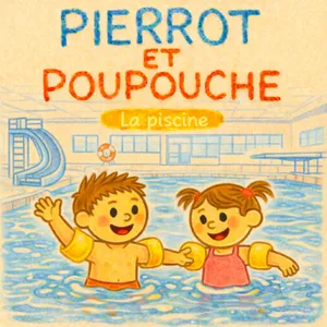 Pierrot et Poupouche à la piscine