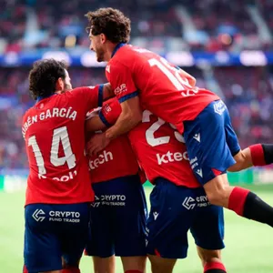 Gol de Osambela (Osasuna, 2 -Racing de Santander, 0)